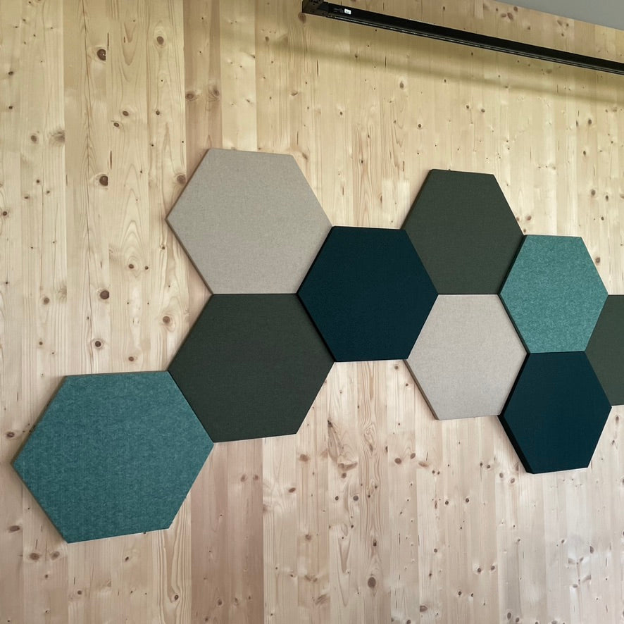Hexagon Akoestische Wandpanelen | Diamond Flame Hexagon Akoestische Wandpanelen | Diamond Flame