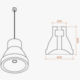 Industry akoestische lamp