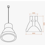Industry akoestische lamp